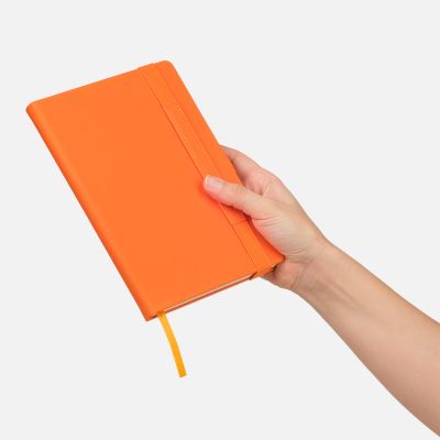Ежедневник Alpha недатированный, оранжевый/оранжевый-12
