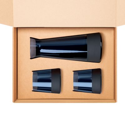 Подарочный набор декантер + 2 стакана, Sapphire синий-2