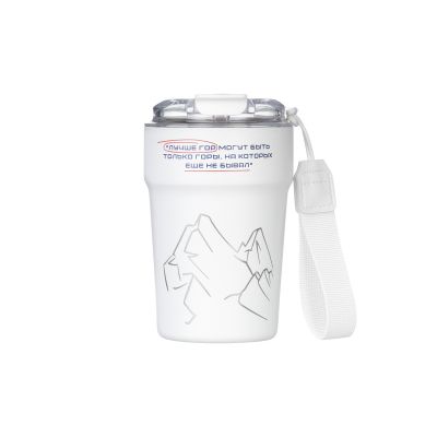 Термокружка вакуумная Monaco, белая-13