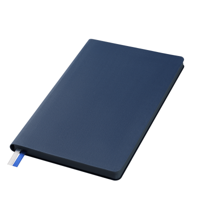 Ежедневник Рейн (Rain) недатированный, синий (без упаковки, без стикера)-2