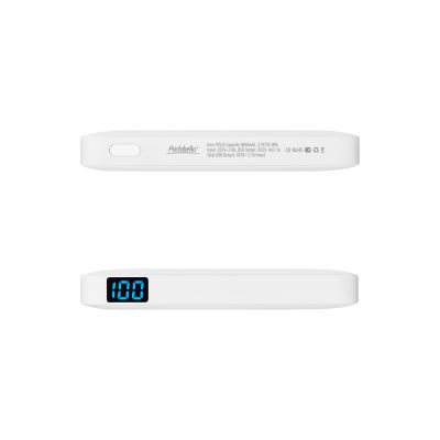 Внешний аккумулятор с подсветкой Анкор (Ancor) 5000 mAh, белый-5