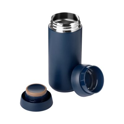 Термобутылка вакуумная герметичная Grace, синяя-3