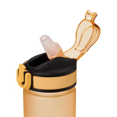 Бутылка для воды Flip mini, оранжевая-3