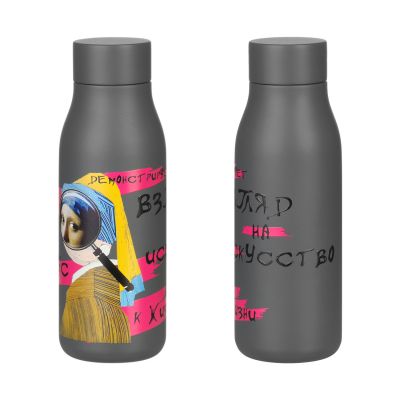 Термобутылка вакуумная герметичная Севилла (Sevilla), серая-11