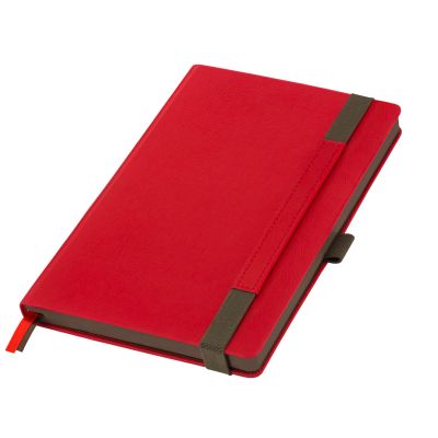 Ежедневник Marseille soft touch недатированный, красный-0