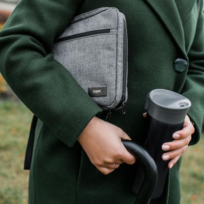 Дорожный несессер Migliores, серый/бирюза-6