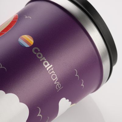 Термокружка вакуумная Палермо (Palermo), фиолетовая-8