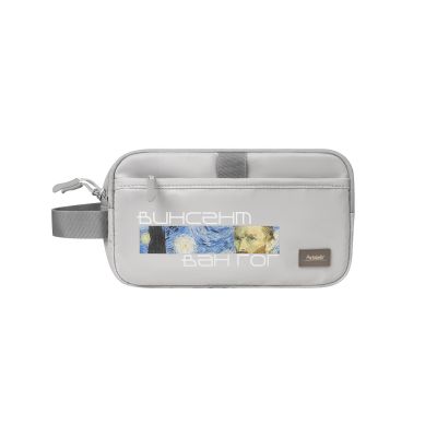 Дорожная косметичка Бостон (Boston), серая-7