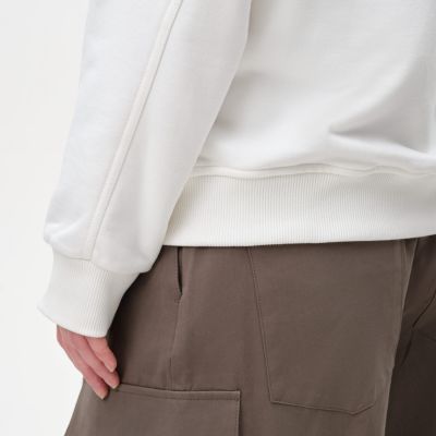 Толстовка на молнии, унисекс TORRES белая, размер XXXL-10