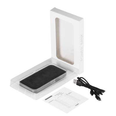 Внешний аккумулятор In Velour 10000 mAh, черный-8