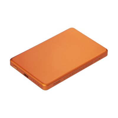 Внешний аккумулятор Atlantis PD 5000mAh с функцией беспроводной зарядки 15W, оранжевый-2