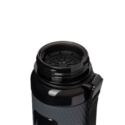 Бутылка для воды Vector, черная-7