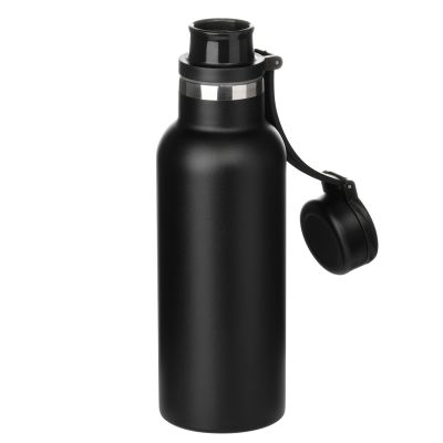 Термобутылка вакуумная герметичная Modena, черная-5