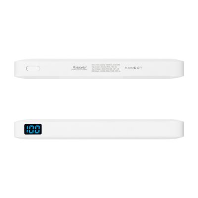 Внешний аккумулятор с подсветкой Анкор Плюс PD (Ancor PD Plus) 10000 mAh, белый-5