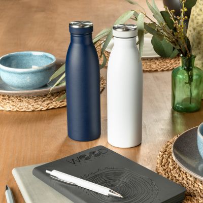 Термобутылка вакуумная герметичная Libra, белая-10