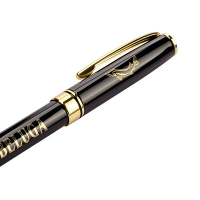 Шариковая ручка Tesoro, черная/позолота-4