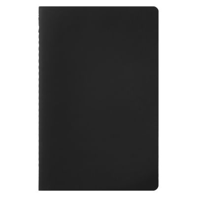 Блокнот Alpha slim, черный-4