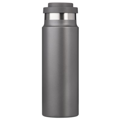 Термобутылка вакуумная герметичная Allegra, серая-2