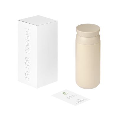 Термобутылка вакуумная герметичная Grace, бежевая-14