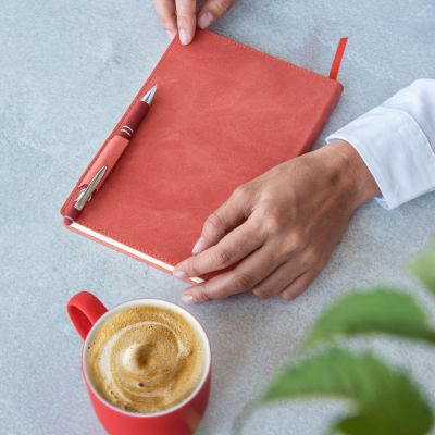 Ежедневник Teolo недатированный, коралловый-15