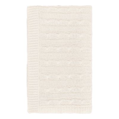 Плед Fado вязаный, бежевый (без подарочной коробки)-3