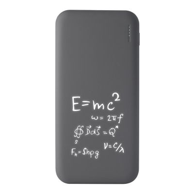 Внешний аккумулятор с подсветкой Luce 10000 mAh, серый-6