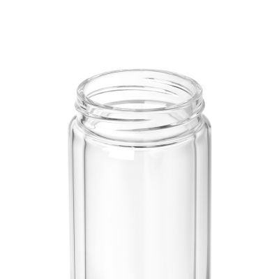 Бутылка стеклянная с двойными стенками Aravia, синяя-5