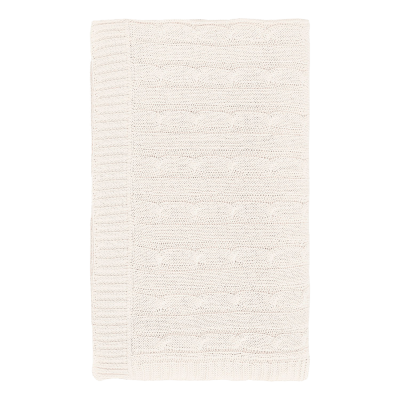 Плед Фадо (Fado) вязаный, бежевый (без подарочной коробки)-2