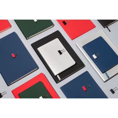 Ежедневник Spark недатированный, серебряный (с упаковкой, со стикерами)-13