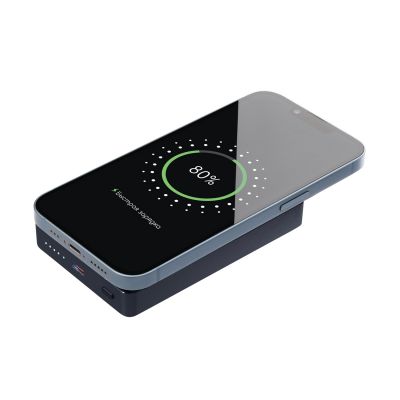 Внешний аккумулятор Atlantis PD Plus 10000mAh с функцией беспроводной зарядки 15W, синий-8