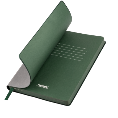 Ежедневник Латте (Latte NEW) недатированный, серый/зеленый-0