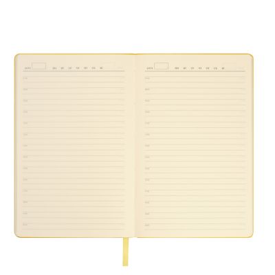 Ежедневник Latte NEW недатированный, желтый/желтый-9