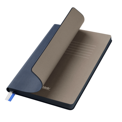 Ежедневник Рейн (Rain) недатированный, синий (без упаковки, без стикера)-0