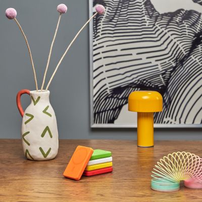 Внешний аккумулятор Largo PD 5000mAh с функцией беспроводной зарядки 15W, салатовый-13