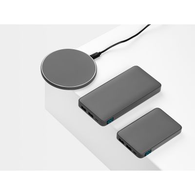 Внешний аккумулятор с подсветкой Анкор (Ancor) 5000 mAh, серый-10