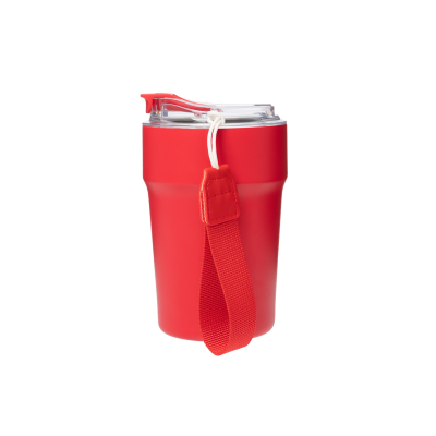 Термокружка вакуумная Monaco, красная-4