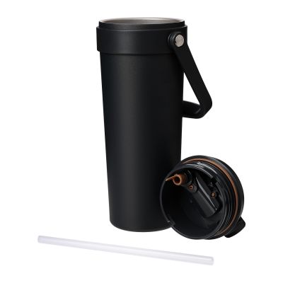 Термокружка вакуумная Соло (Solo), черная-7