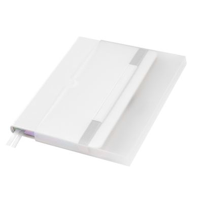 Ежедневник Galaxy недатированный, жесткая обложка, срез голограф. фольга, белый-10