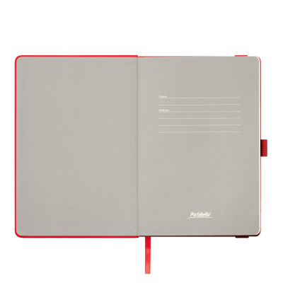 Ежедневник Альфа (Alpha) недатированный, красный/серый-7