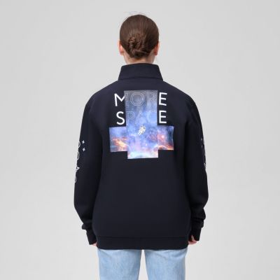 Толстовка на молнии ASTIN темно-синяя, размер XXL-10