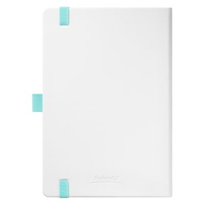 Ежедневник Arctic недатированный, белый/бирюзовый-4