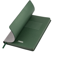 Ежедневник Portobello Trend, Latte NEW, недатированный, серый/зеленый