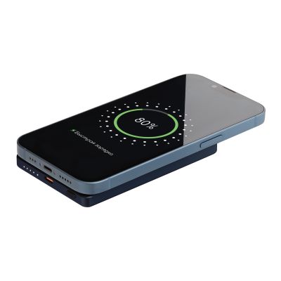 Внешний аккумулятор Атлантис (Atlantis) PD 5000mAh с функцией беспроводной зарядки 15W, синий-8