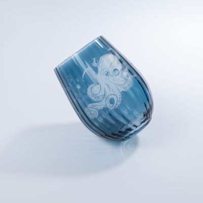 Стакан для воды Тоскана (Toscana), синий-11