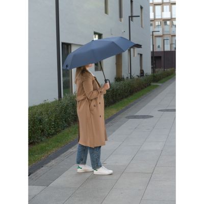 Зонт складной Азимут (Azimut), синий-11