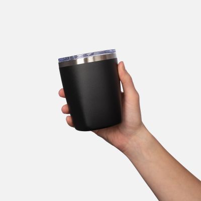 Термокружка вакуумная Вива (Viva), черная-7