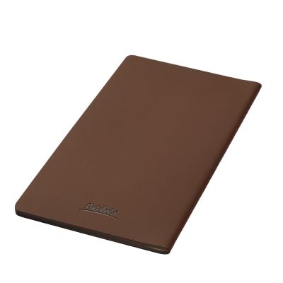 Блокнот Alpha slim, коричневый-8