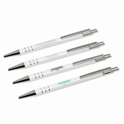 Шариковая ручка City, белая-2