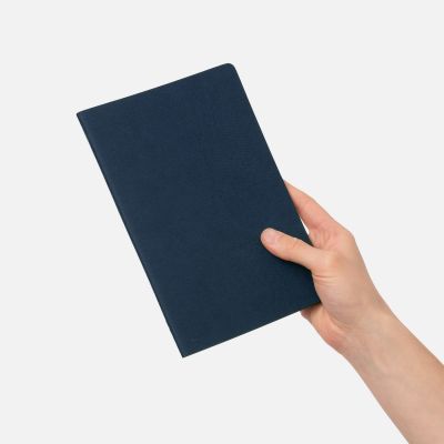 Блокнот Corsa slim, синий-8