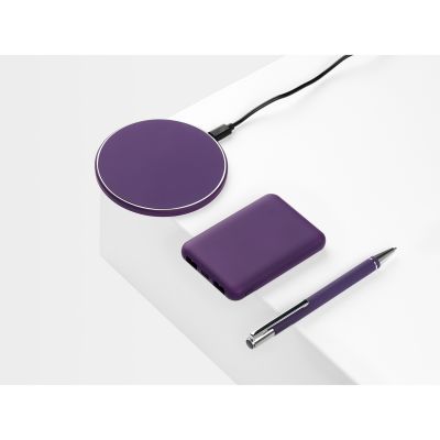 Внешний аккумулятор Elari 5000 mAh, фиолетовый-11